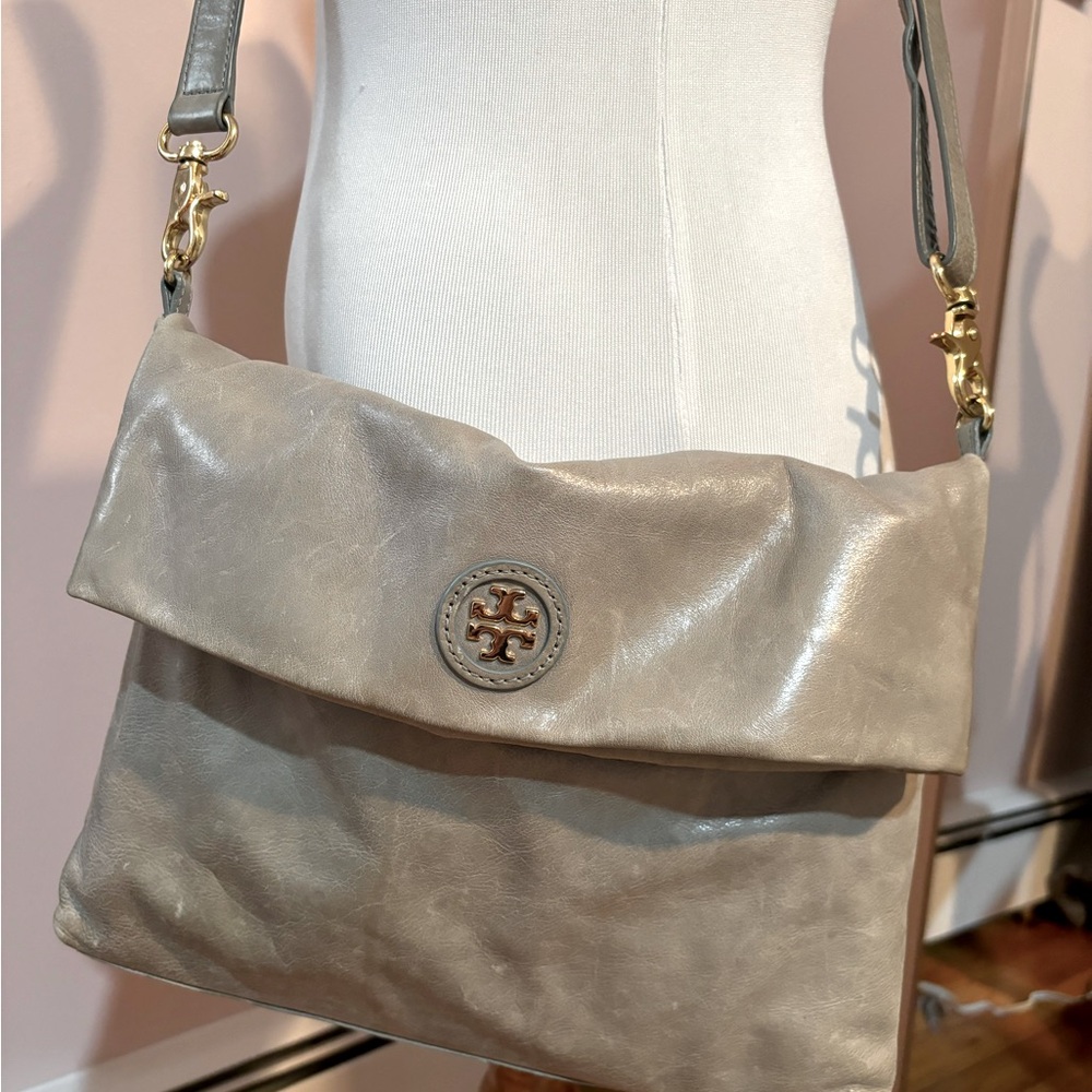 Tory Burch Pebble Grey crossbody bag